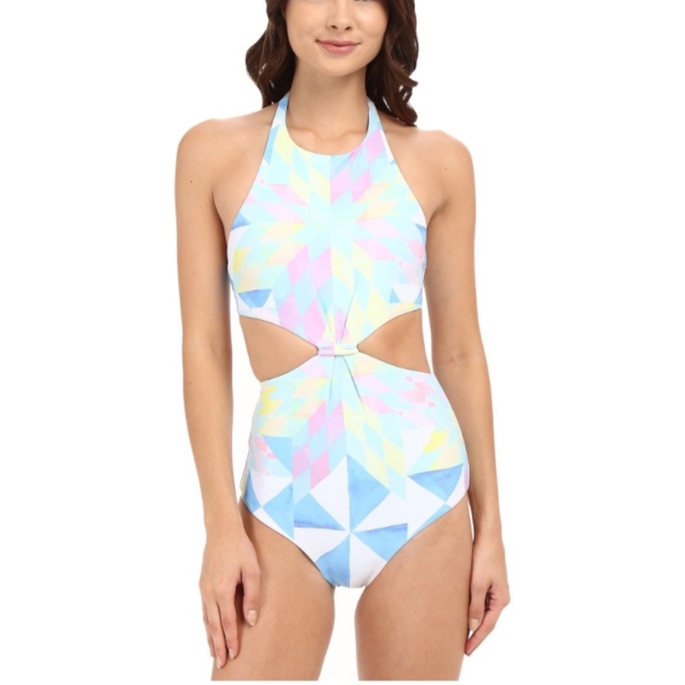 Mara Hoffman Fractals Knot Front
OnePiece Swimsuit